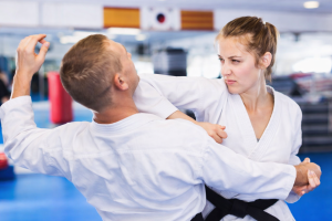 Women self defense classes are part of the Shoshinkai training program